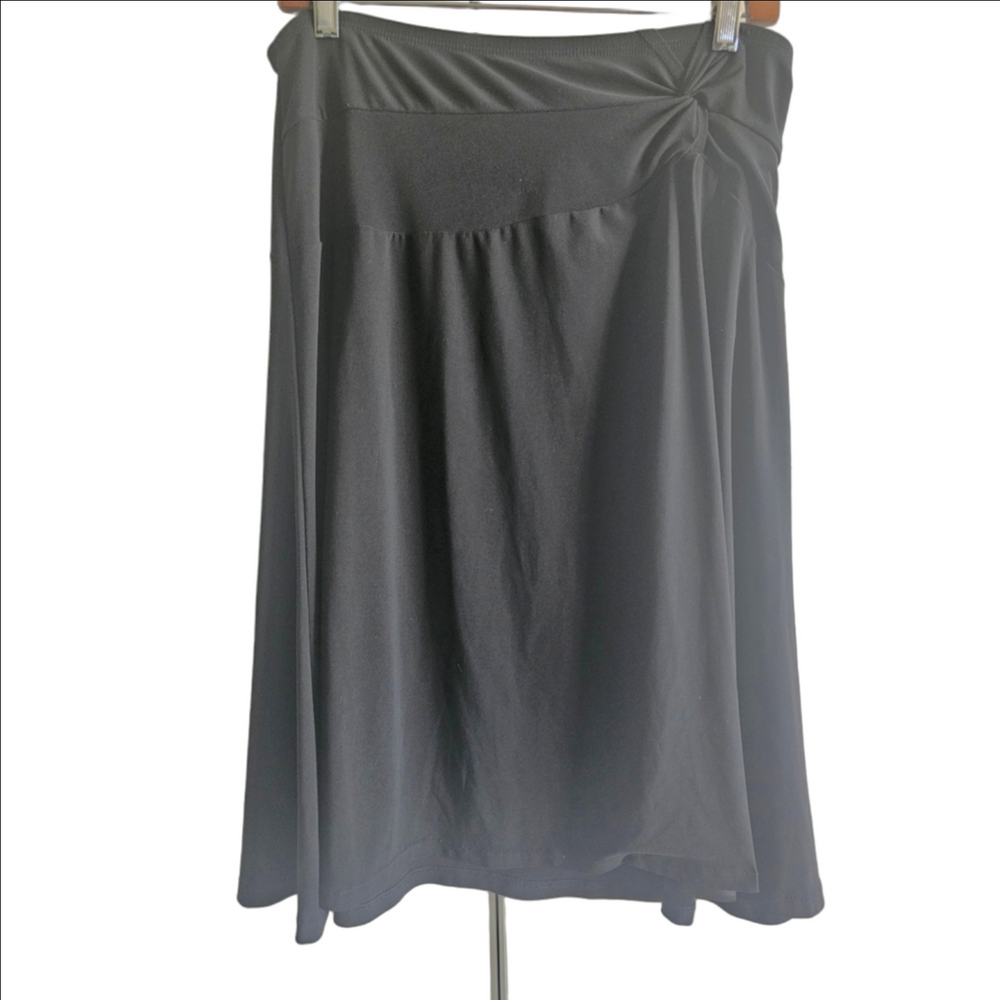 Stretchy Lightweight Side Slit Skirt